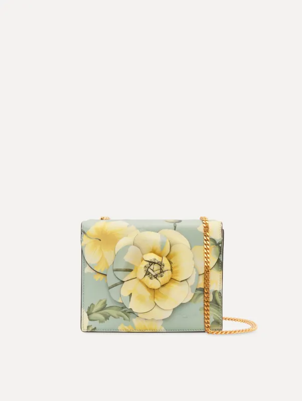 Poppy Printed Mini TRO Bag sold by Oscar de la Renta