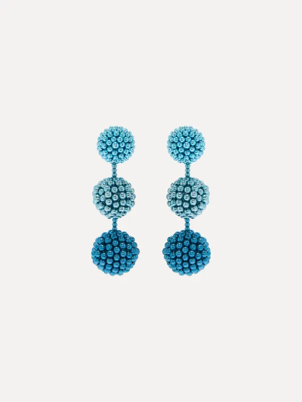 Beaded Sphere Earrings sold by Oscar de la Renta
