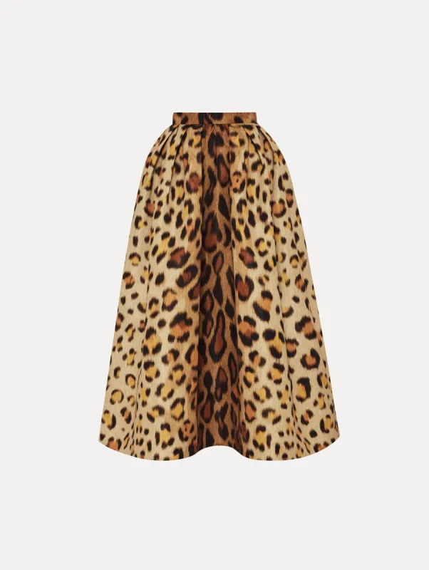 Jaguar Faille Skirt sold by Oscar de la Renta