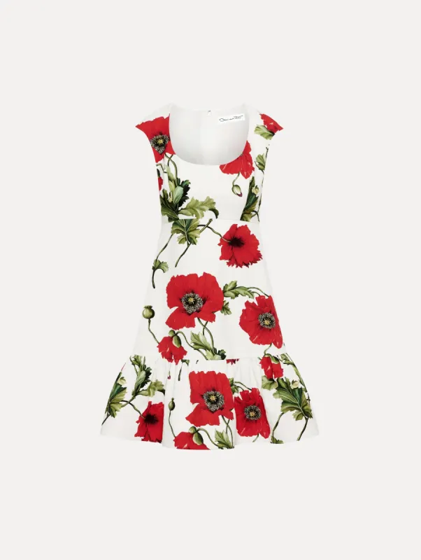 Poppy Cotton Cloqué Dress sold by Oscar de la Renta