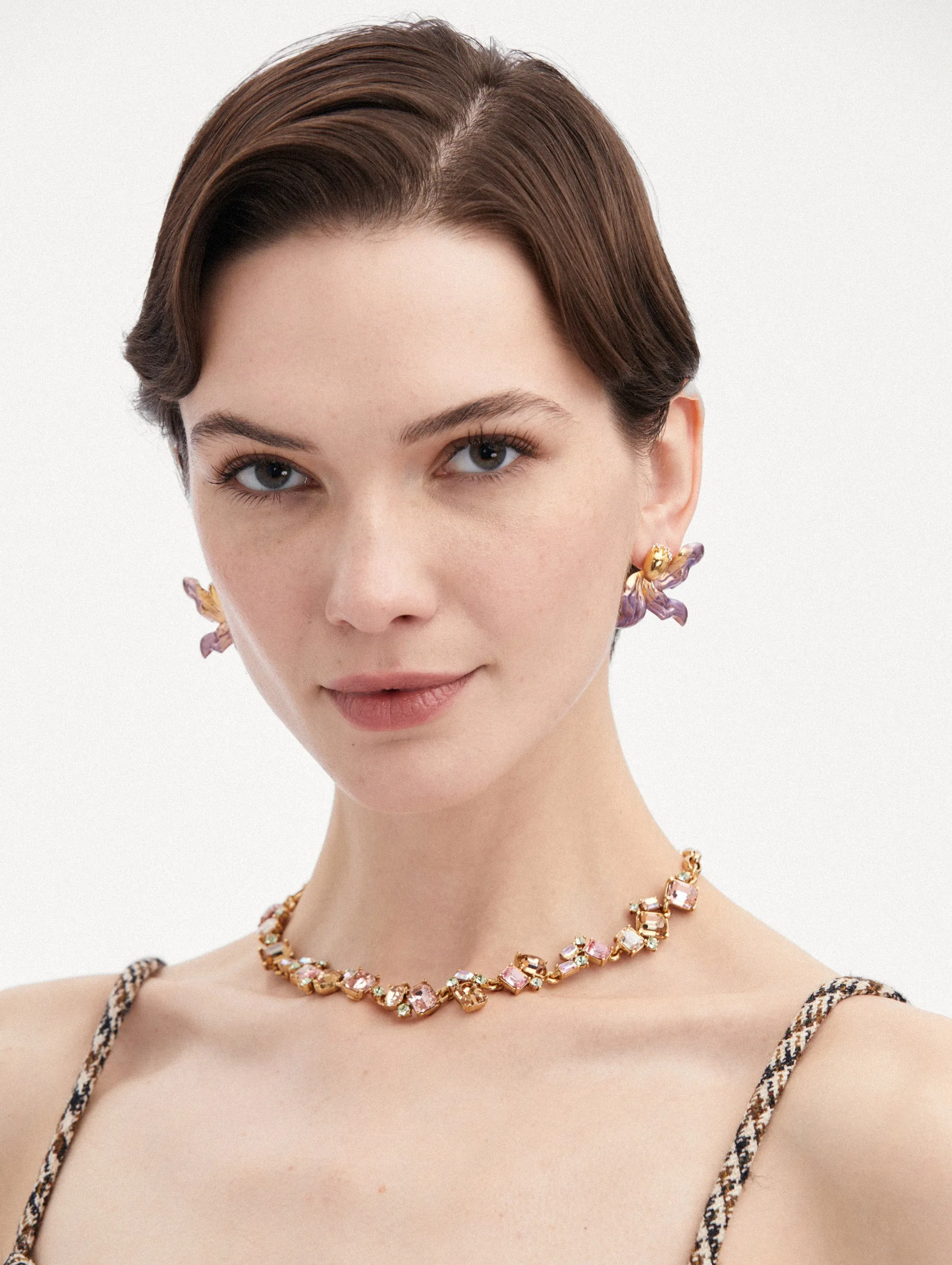 Scramble Crystal Necklace sold by Oscar de la Renta product image thumbnail 2