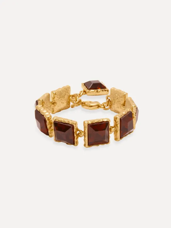 Large Stone Tennis Bracelet sold by Oscar de la Renta