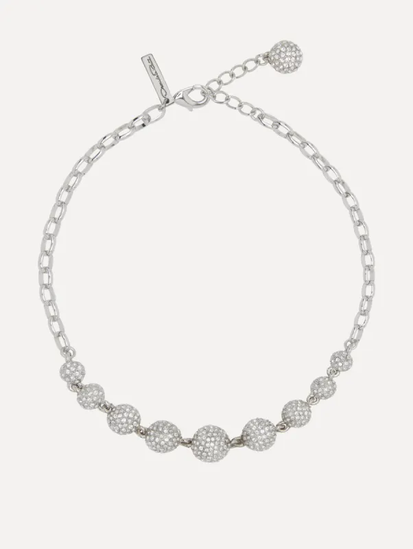 Crystal Sphere Necklace sold by Oscar de la Renta