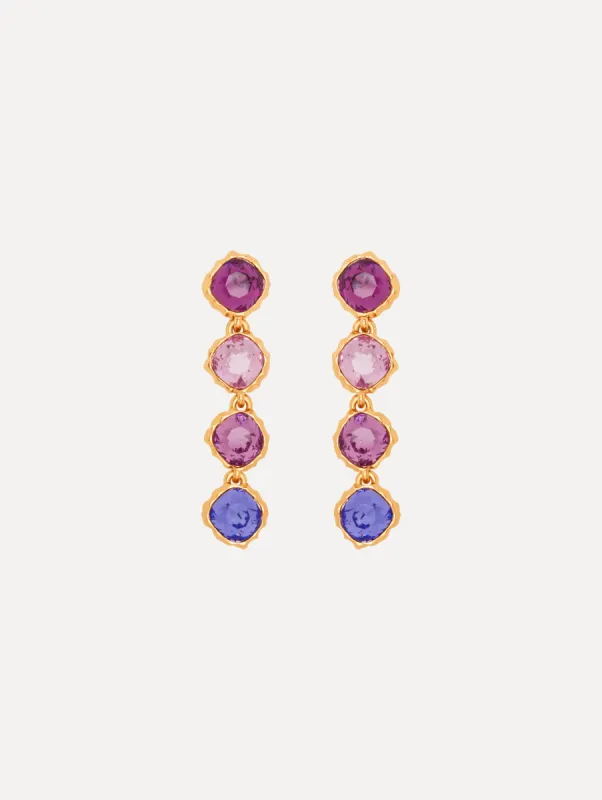 Classic Crystal Strand Earrings sold by Oscar de la Renta