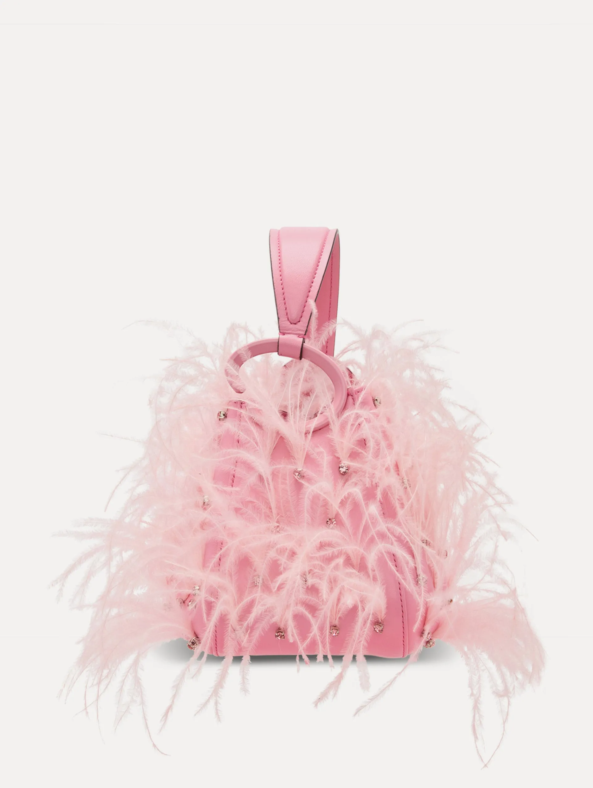 Ostrich Feather O Handle Bag sold by Oscar de la Renta product image thumbnail 4