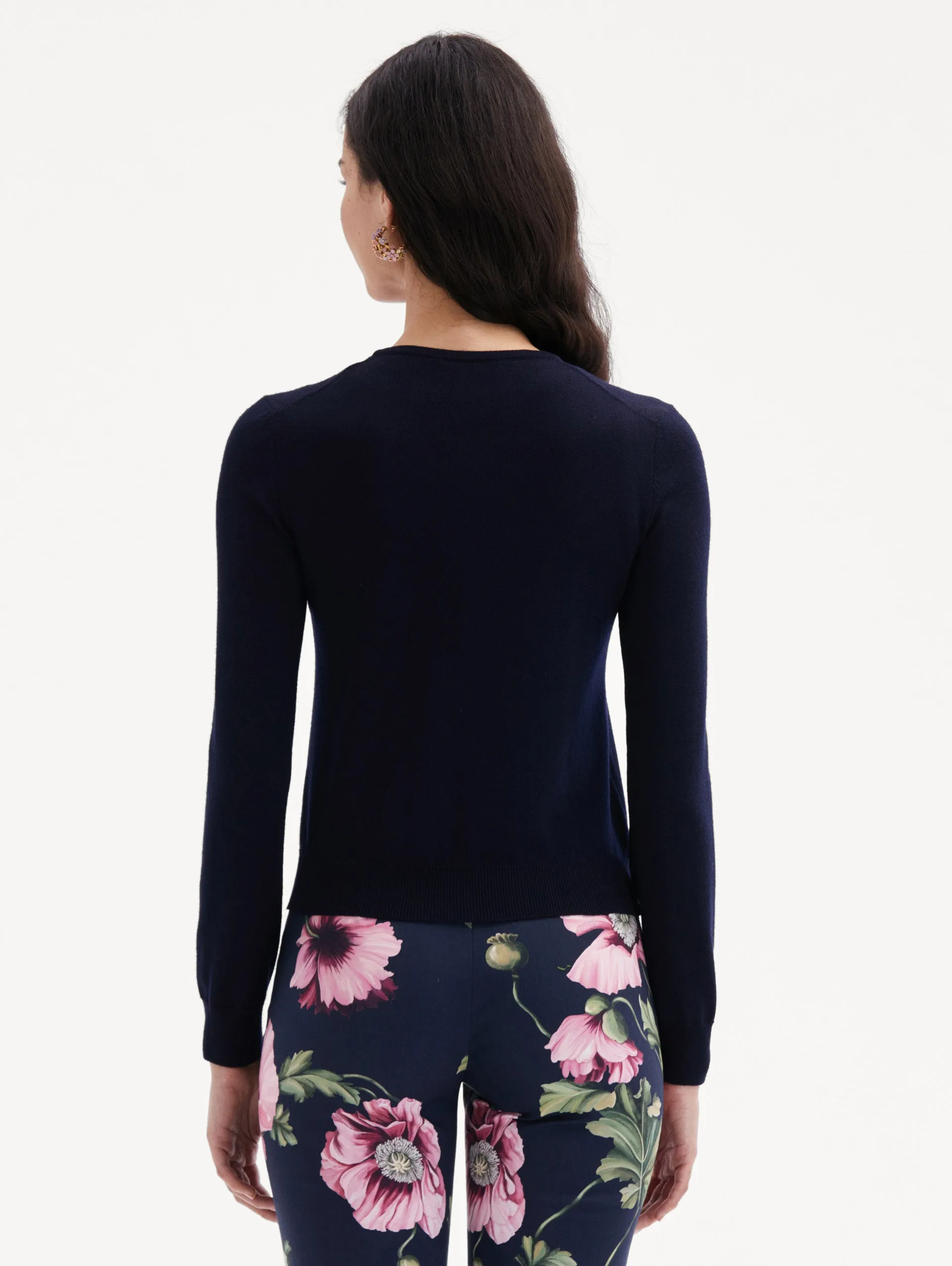 Poppy Threadwork Cardigan sold by Oscar de la Renta product image thumbnail 4