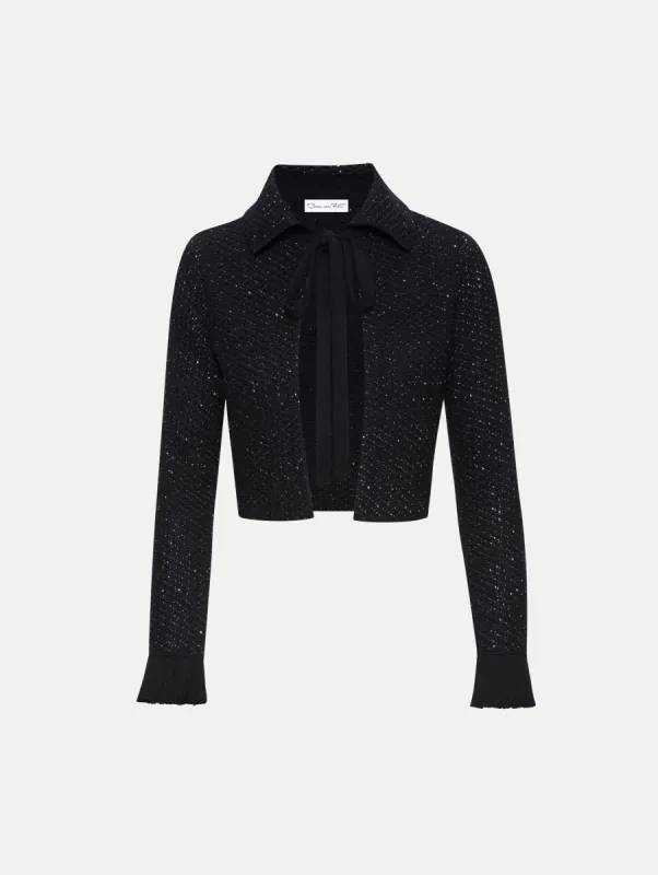 Sequin Tweed Jacket sold by Oscar de la Renta