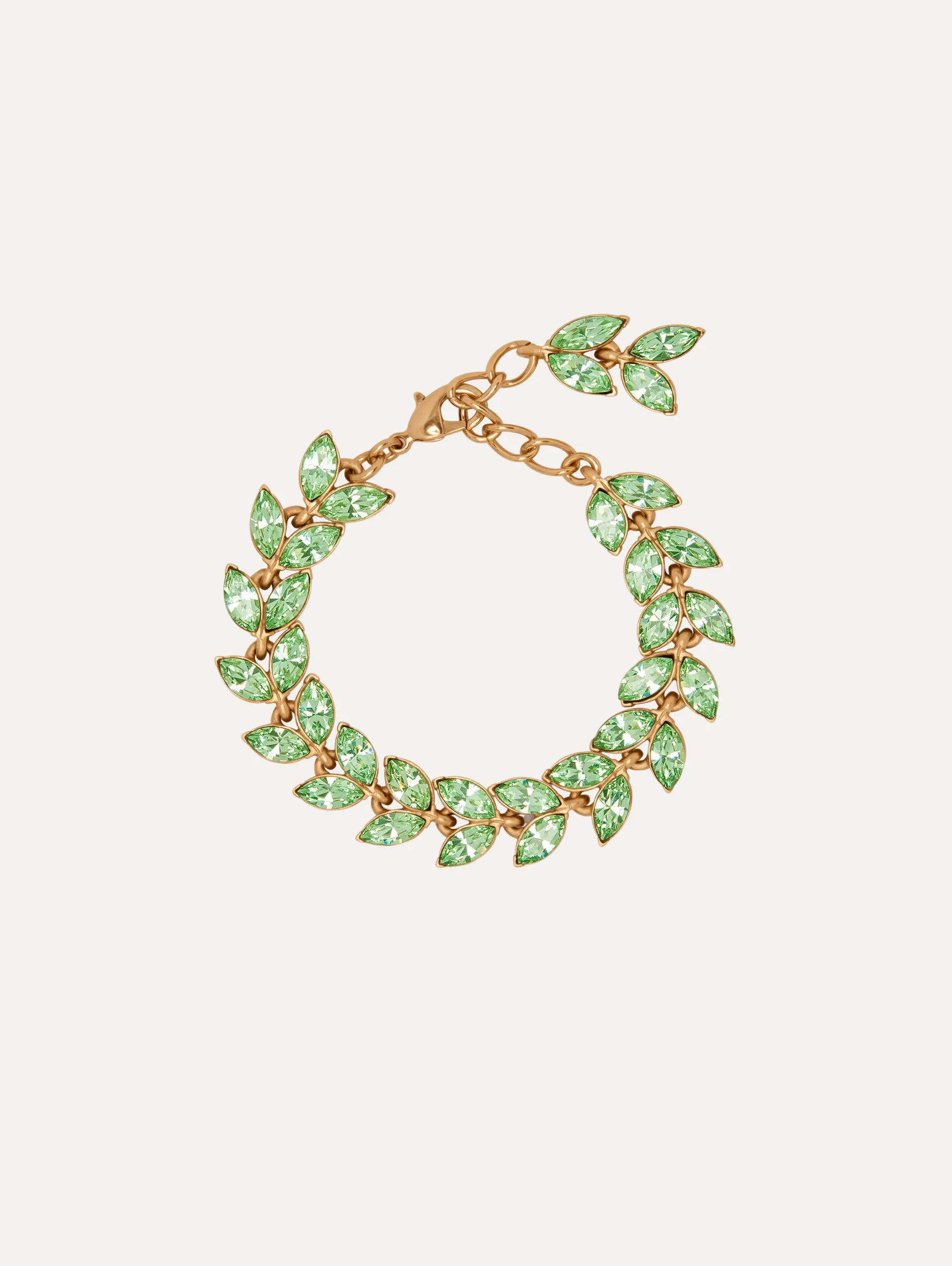 Crystal Leaves Bracelet sold by Oscar de la Renta