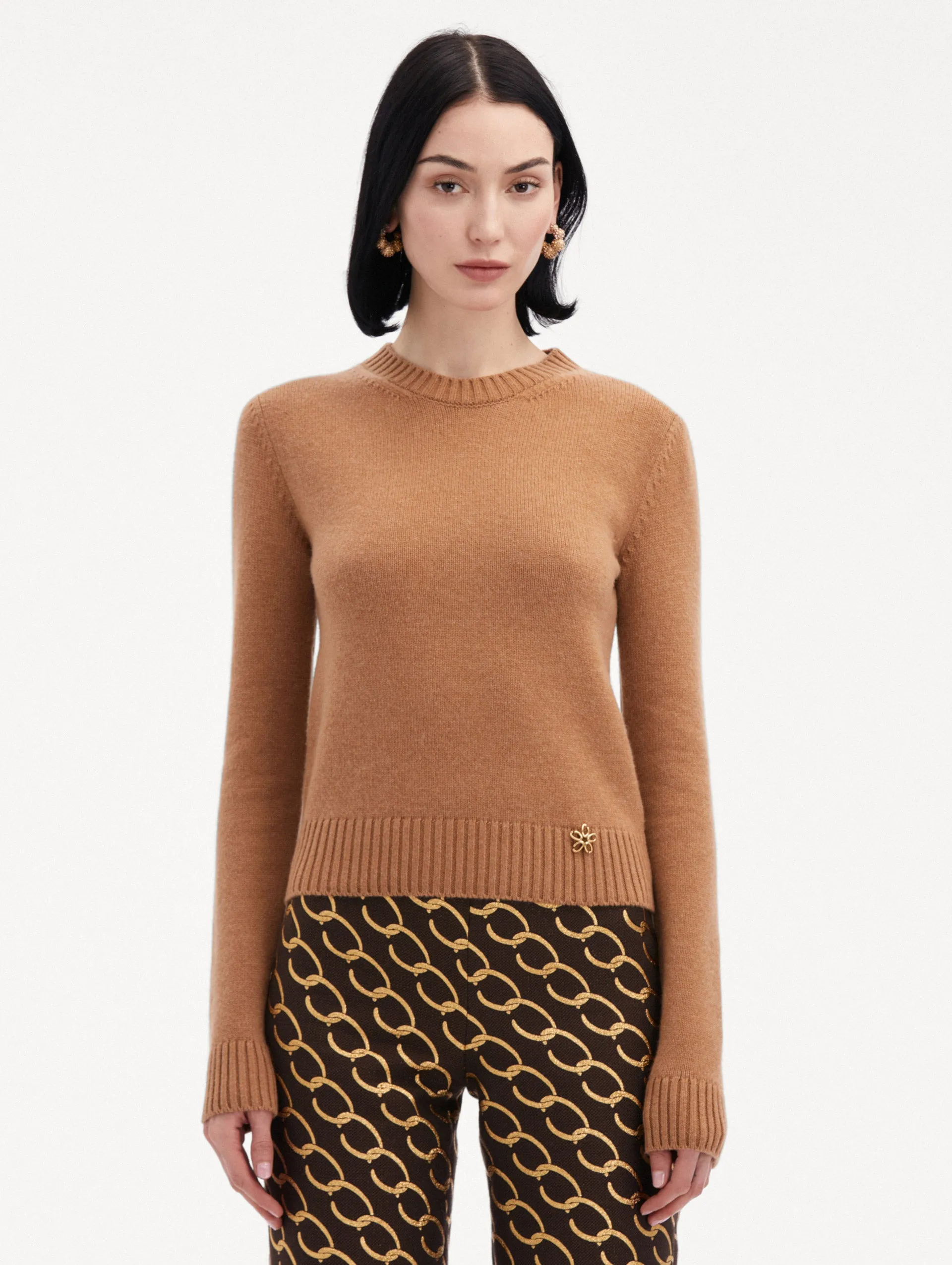 O Flower Cashmere Pullover sold by Oscar de la Renta product image thumbnail 2