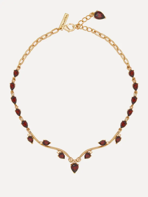 Crystal Vine Necklace sold by Oscar de la Renta