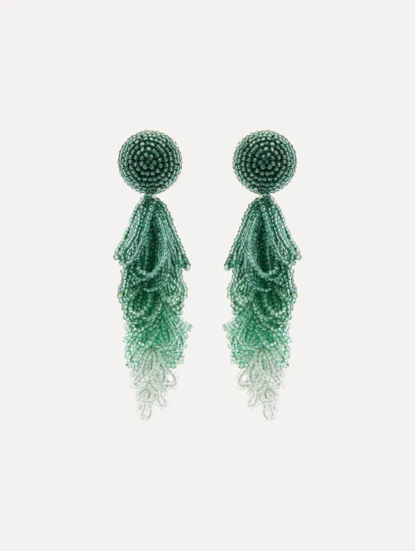 Looped Tassel Clip-On Earrings sold by Oscar de la Renta