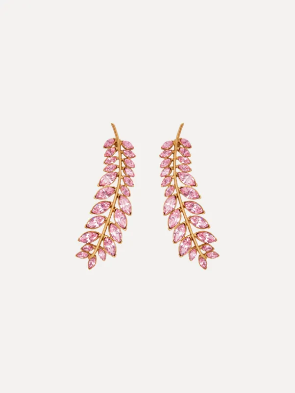 Crystal Branch Earrings sold by Oscar de la Renta