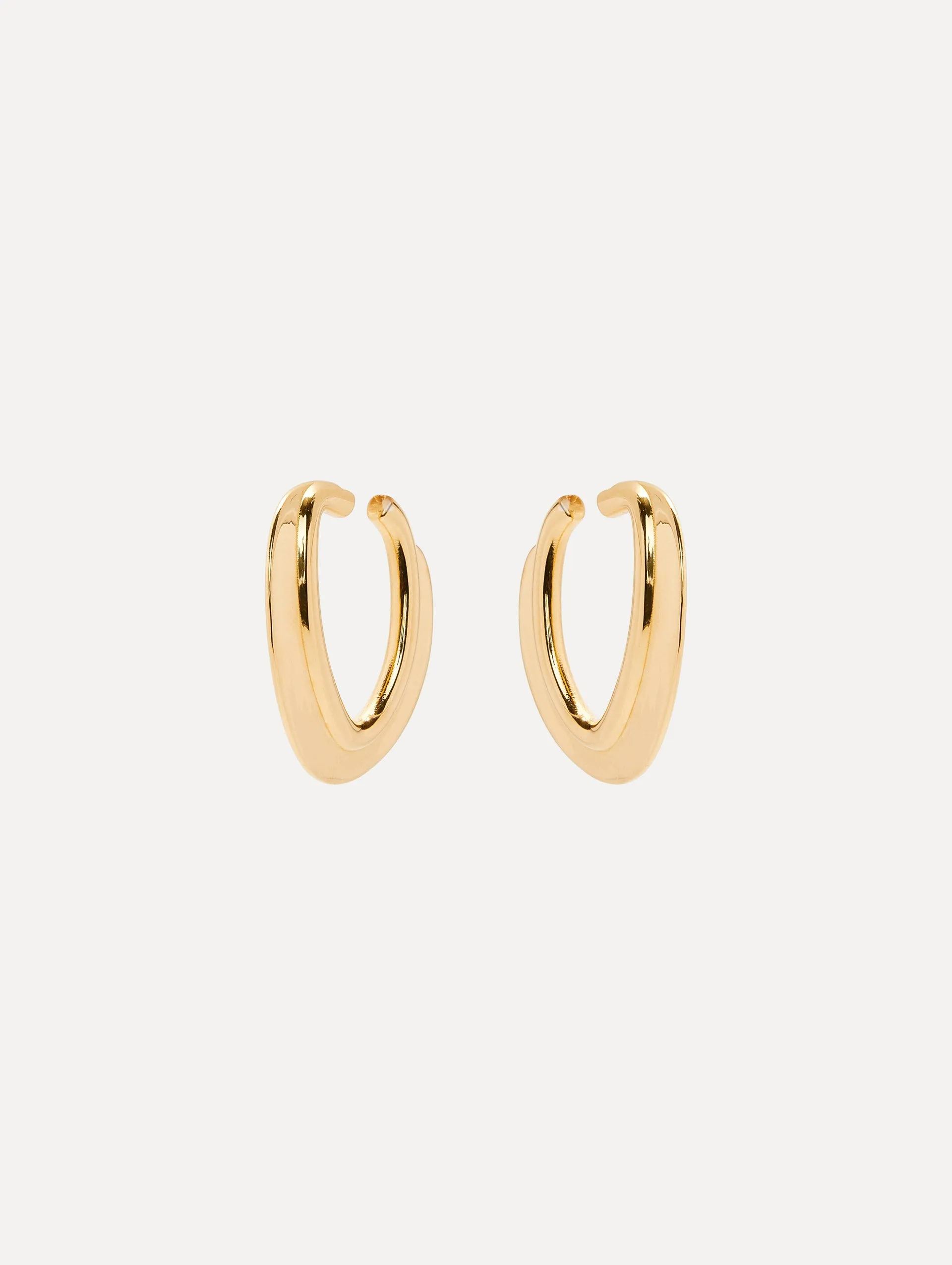 O Disk Hoop Earrings sold by Oscar de la Renta