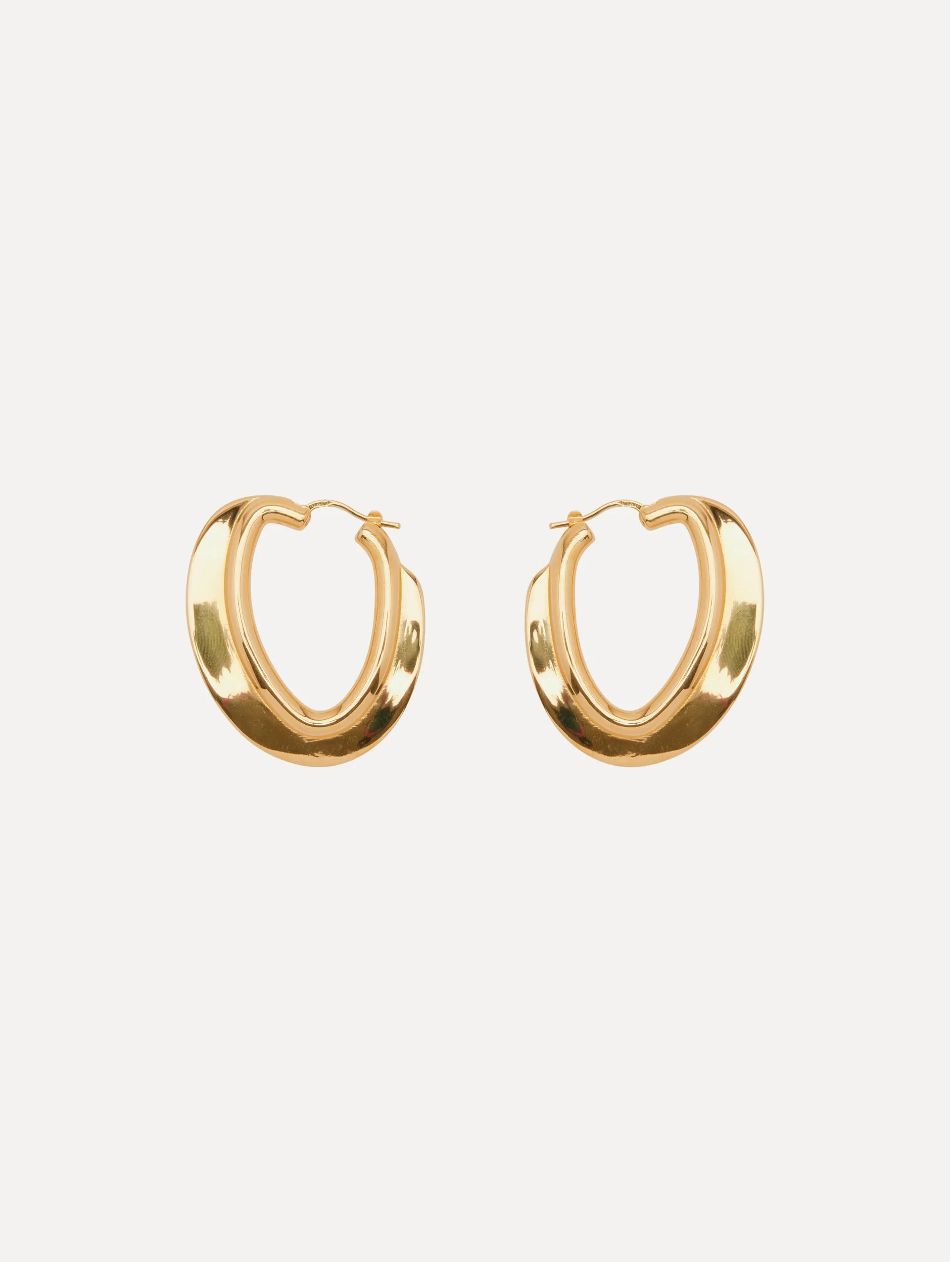 O Disk Hoop Earrings sold by Oscar de la Renta product image thumbnail 3