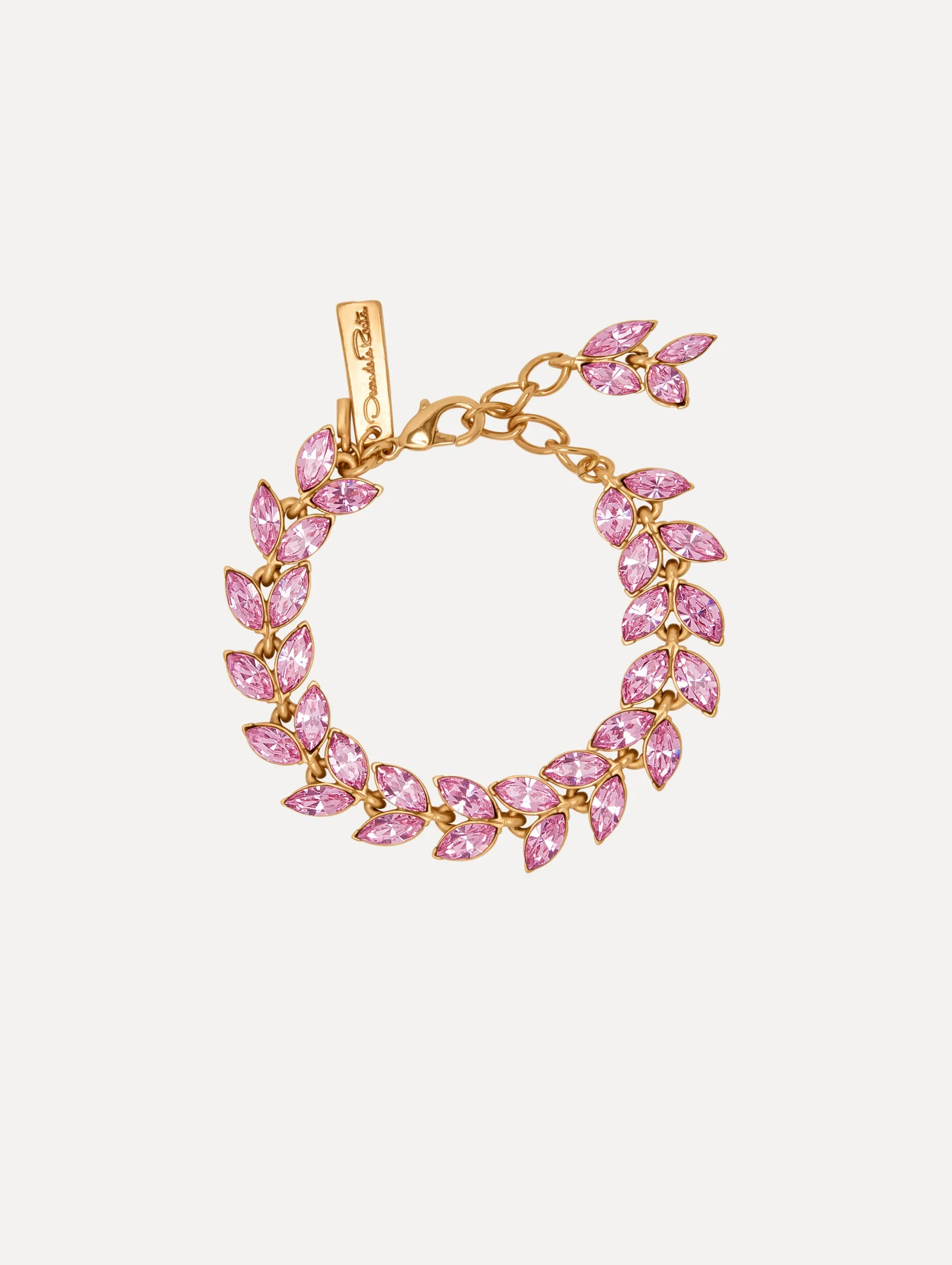 Crystal Leaves Bracelet sold by Oscar de la Renta