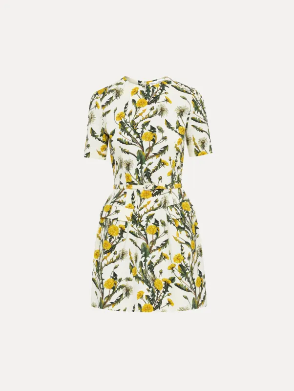 Dandelion Cotton Cloqué Dress sold by Oscar de la Renta