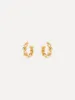 Small Rope Pearl Hoop Earrings sold by Oscar de la Renta
