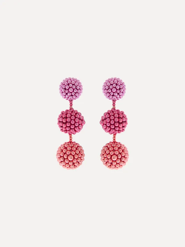 Beaded Sphere Earrings sold by Oscar de la Renta