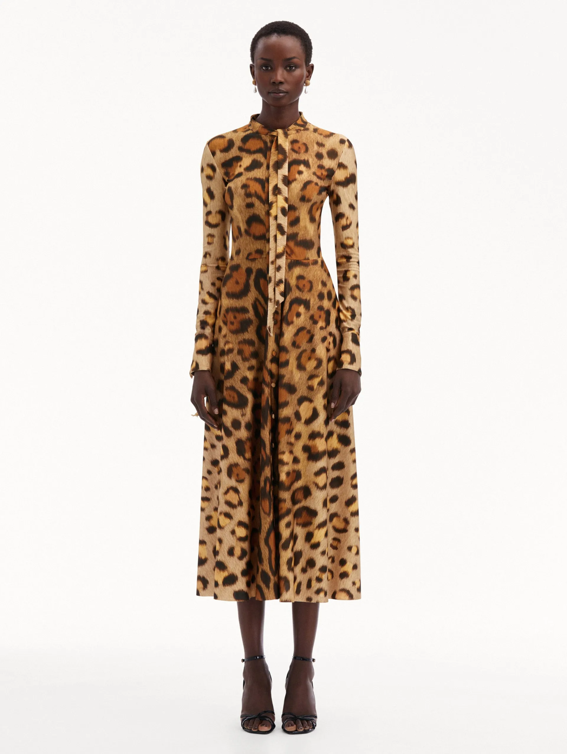 Jaguar Jersey Dress sold by Oscar de la Renta product image thumbnail 2
