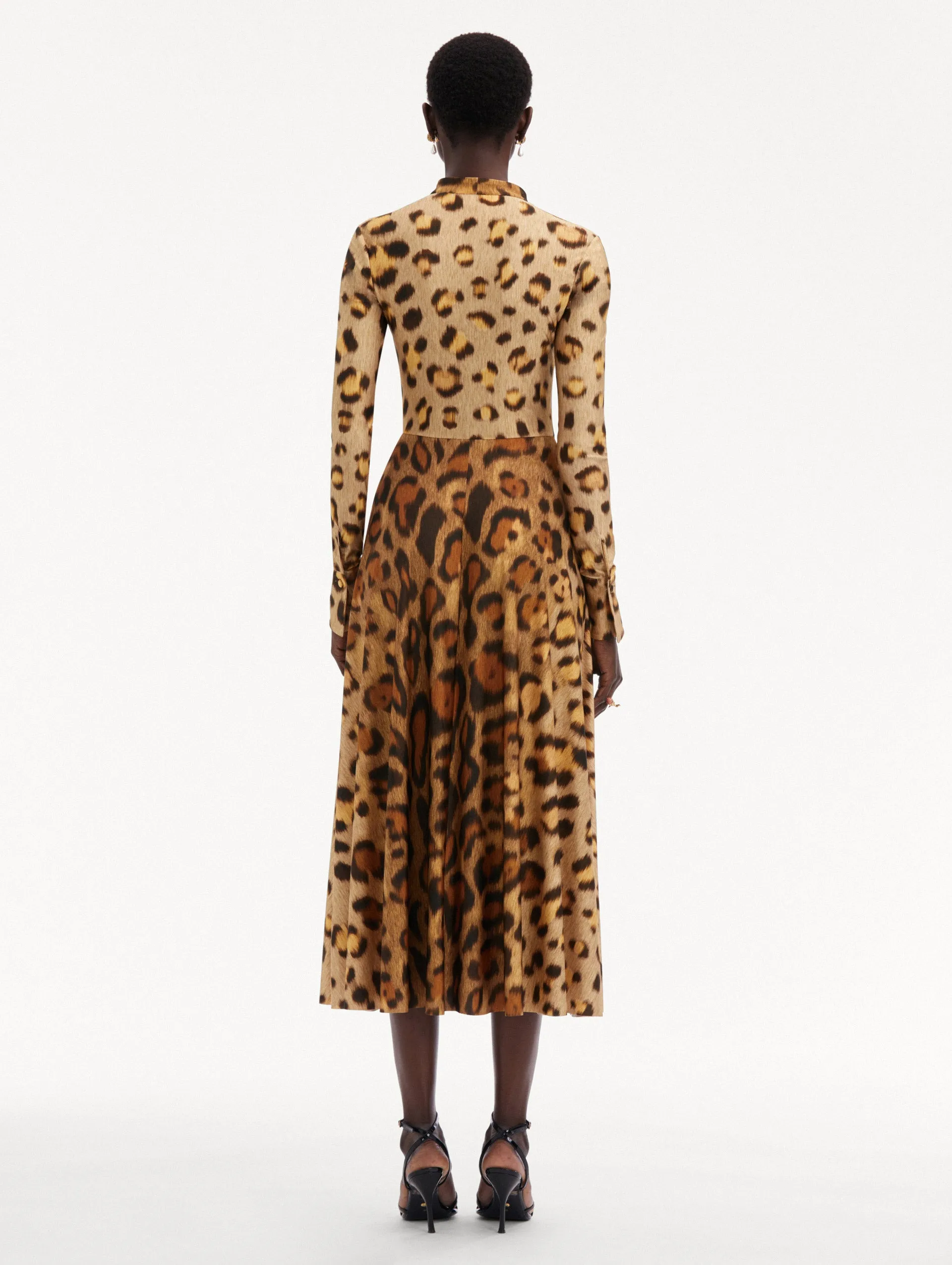 Jaguar Jersey Dress sold by Oscar de la Renta product image thumbnail 3