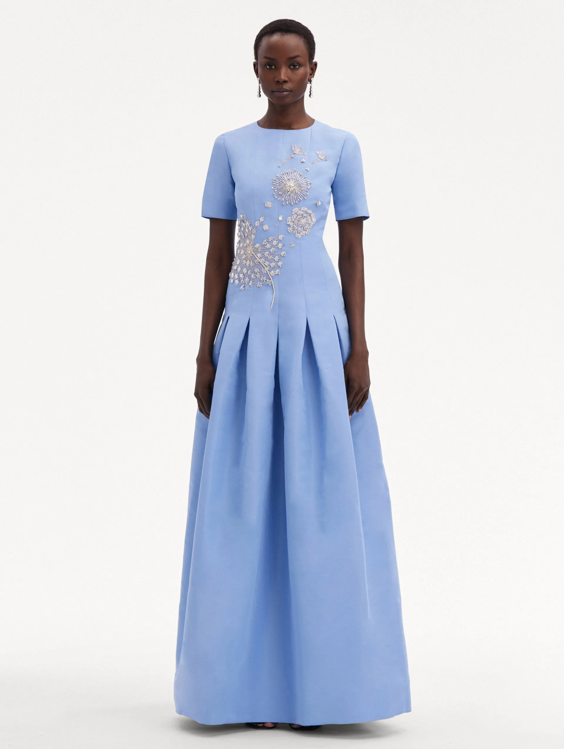 Dandelion Crystal Embroidered Faille Gown sold by Oscar de la Renta product image thumbnail 2