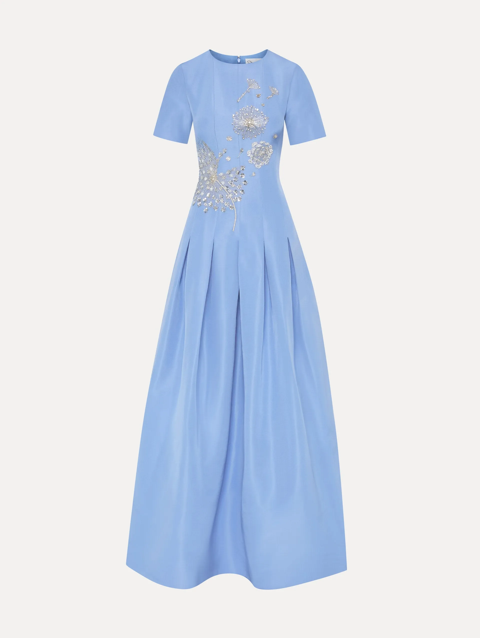 Dandelion Crystal Embroidered Faille Gown sold by Oscar de la Renta
