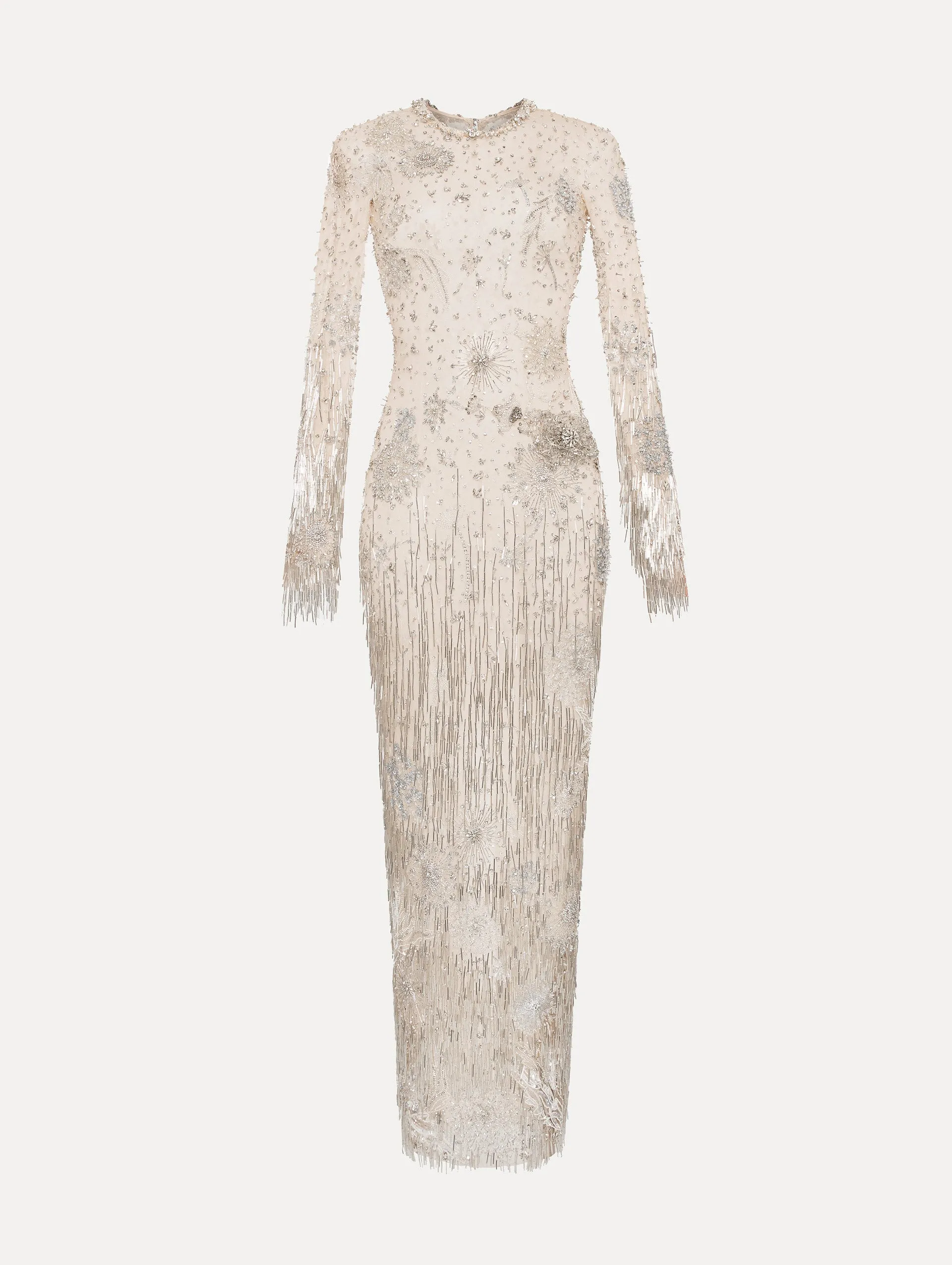 Dandelion Crystal Embroidered Tulle Gown sold by Oscar de la Renta