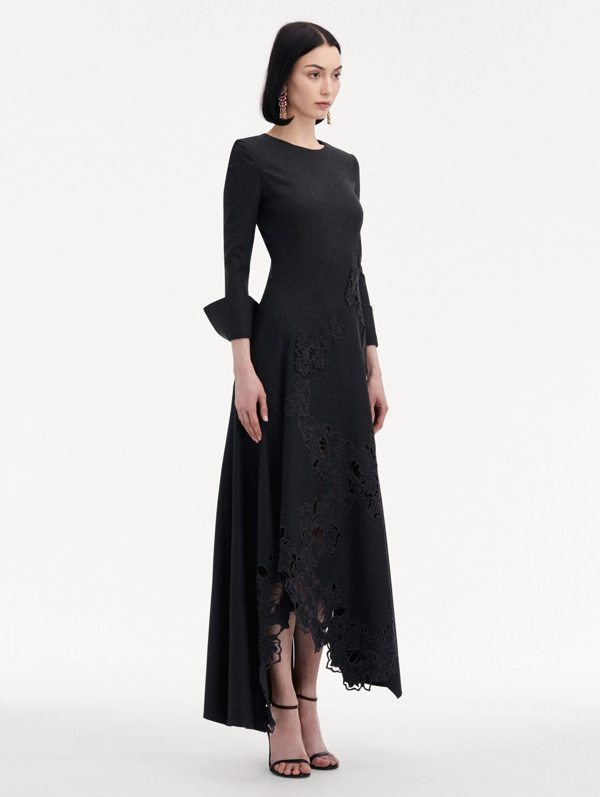 Peony Guipure Appliqué Dress sold by Oscar de la Renta product image thumbnail 4