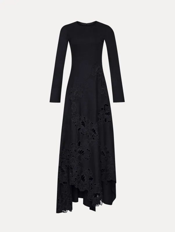 Peony Guipure Appliqué Dress sold by Oscar de la Renta