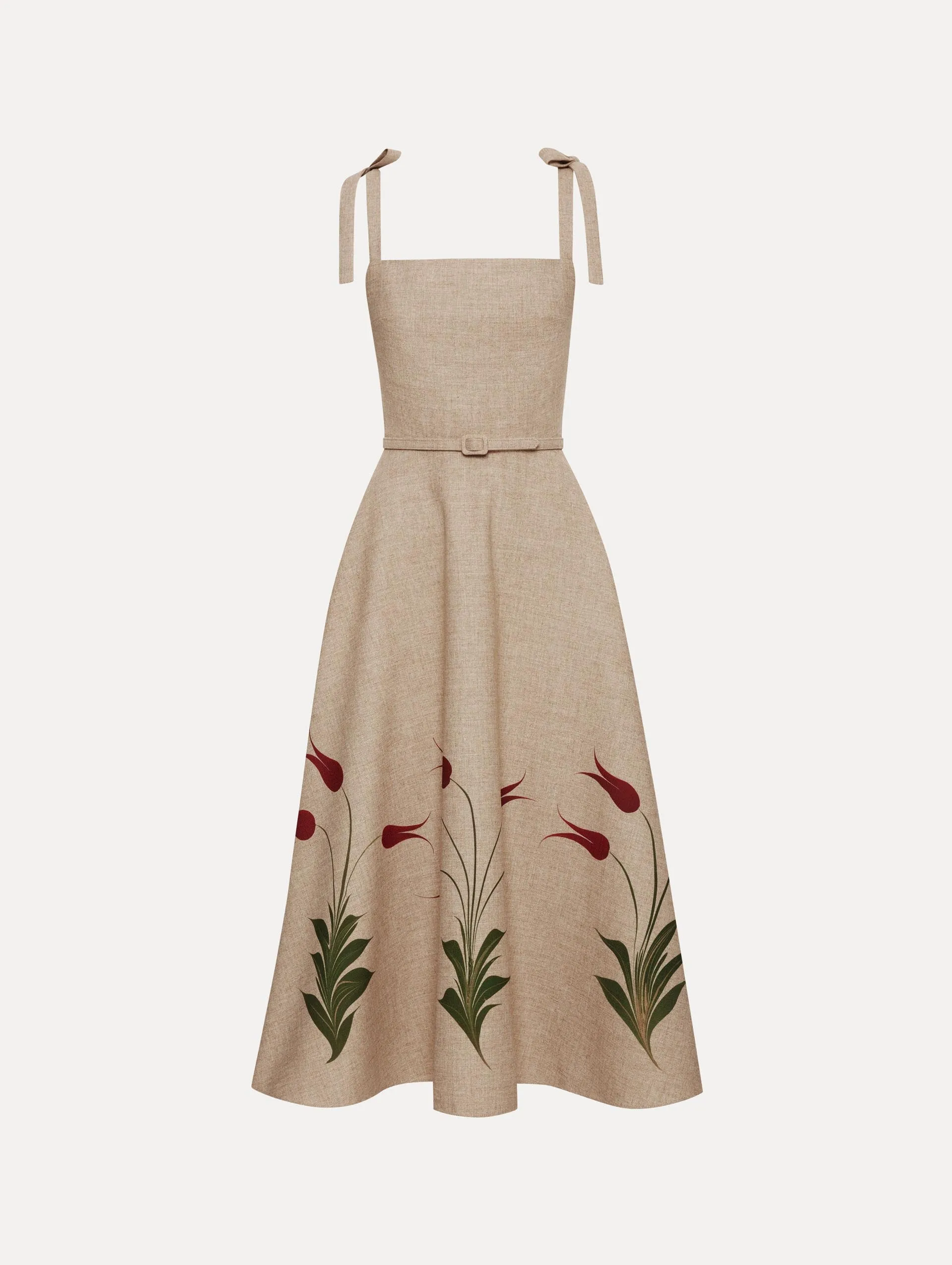 Marbled Tulip Canvas Dress sold by Oscar de la Renta