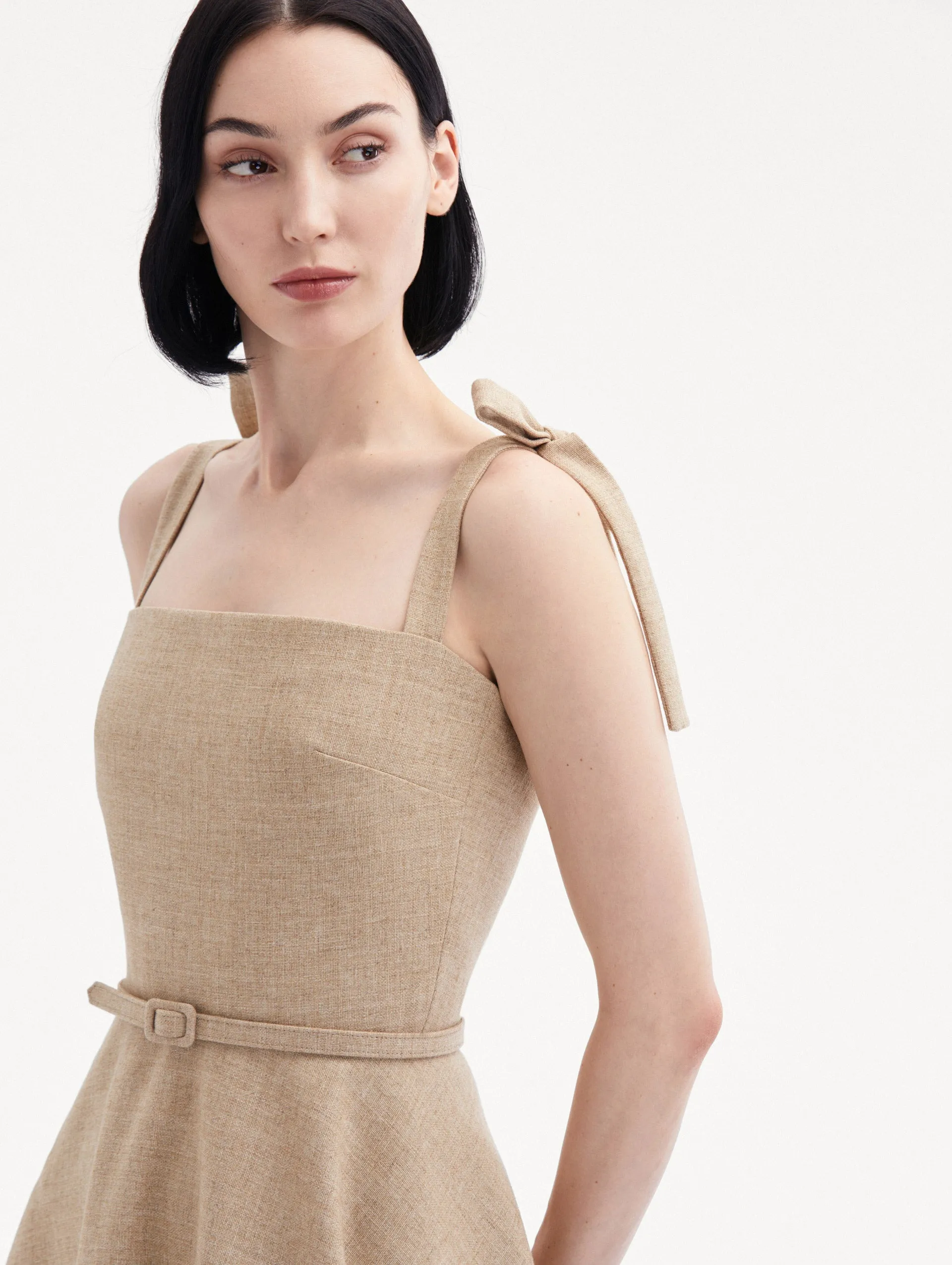 Marbled Tulip Canvas Dress sold by Oscar de la Renta product image thumbnail 5