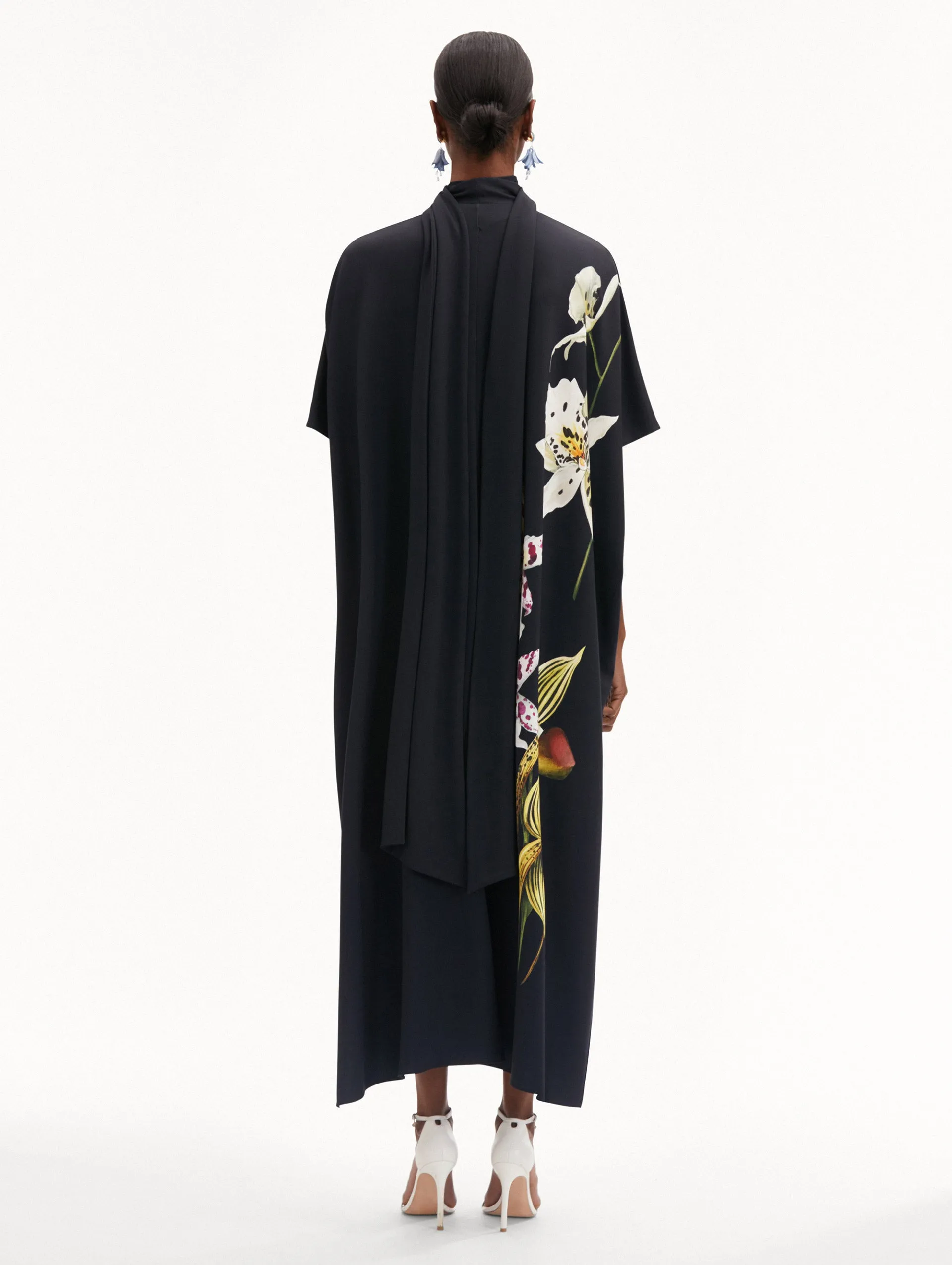 Orchid Jersey Caftan sold by Oscar de la Renta product image thumbnail 3
