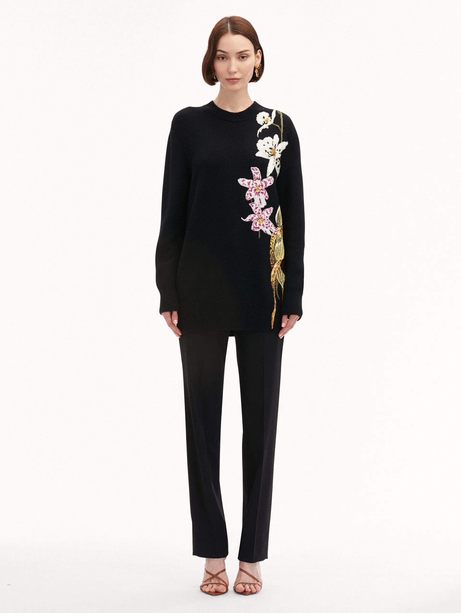 Orchid Crochet Pullover sold by Oscar de la Renta product image thumbnail 3