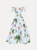 Orchid Off Shoulder Faille Gown sold by Oscar de la Renta