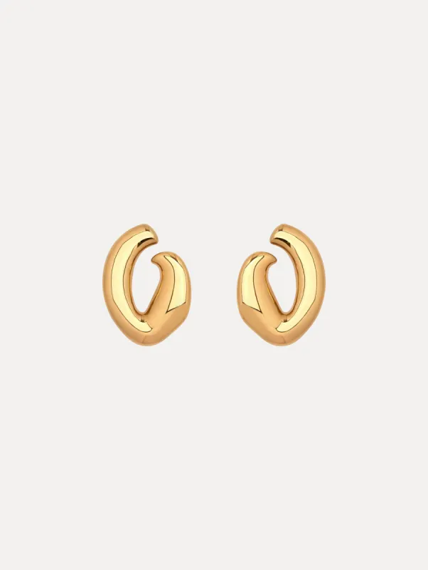 Large O Stud Earrings sold by Oscar de la Renta