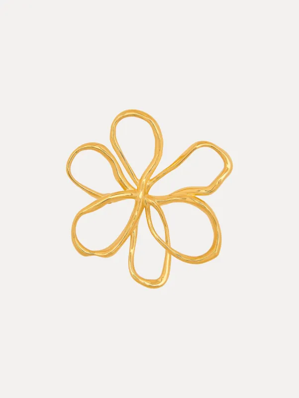 Threaded Flower Brooch sold by Oscar de la Renta