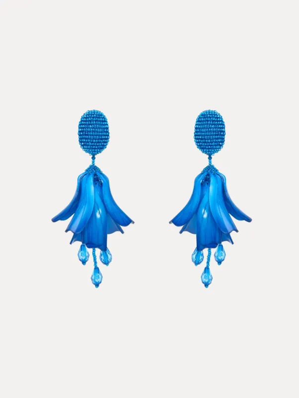 Classic Impatiens Clip-On Earrings sold by Oscar de la Renta