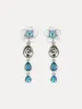 Flower Teardrop Clip-On Earrings sold by Oscar de la Renta