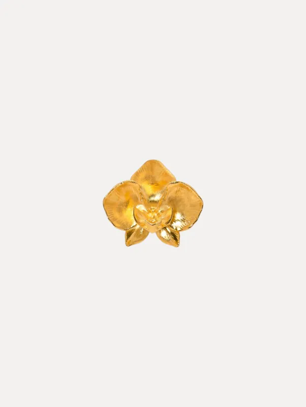 Small Orchid Brooch sold by Oscar de la Renta