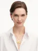 Enamel Orchid Pendant Necklace sold by Oscar de la Renta