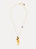 Cabochon Petal Pendant Necklace sold by Oscar de la Renta