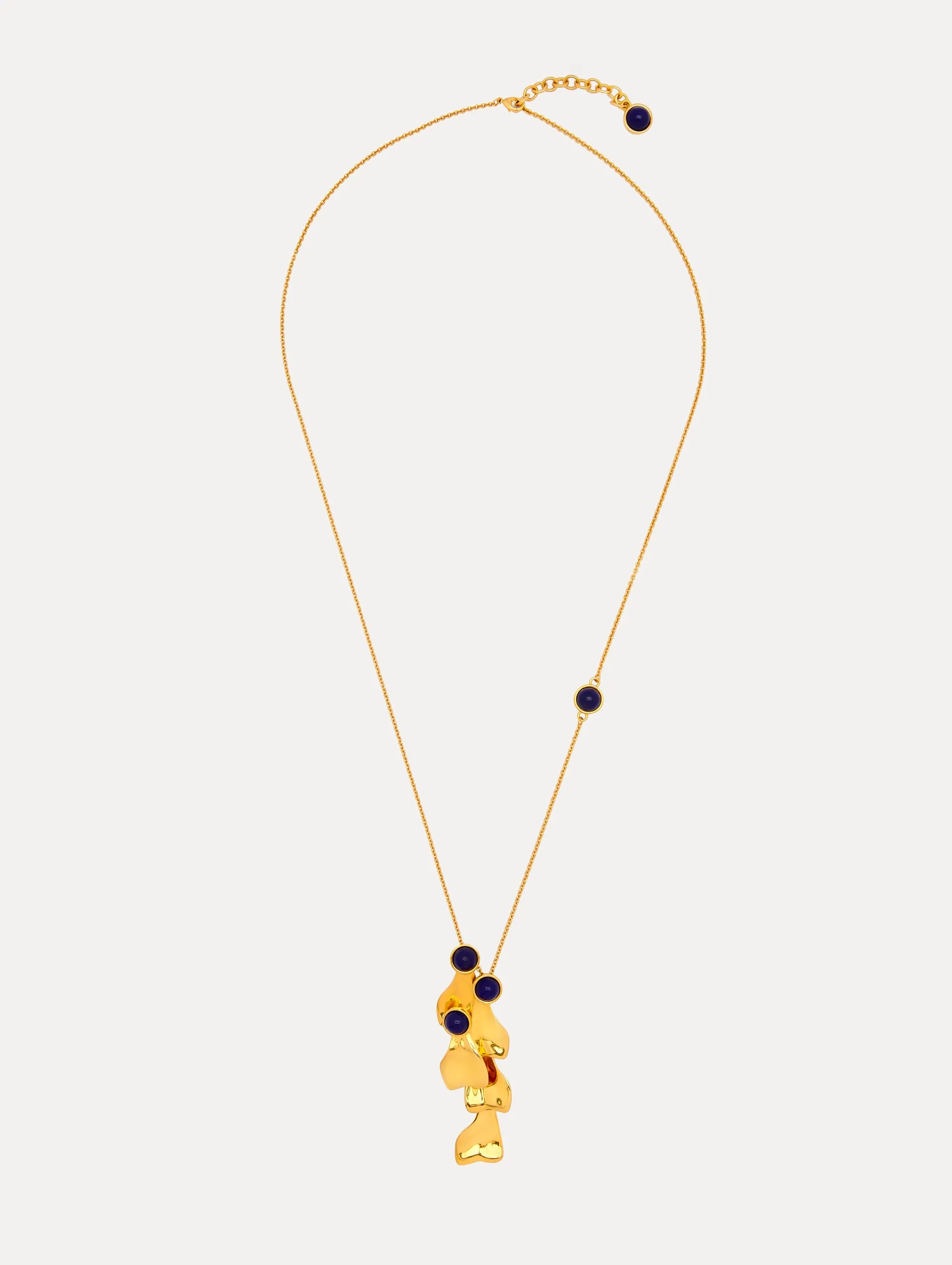 Cabochon Petal Pendant Necklace sold by Oscar de la Renta