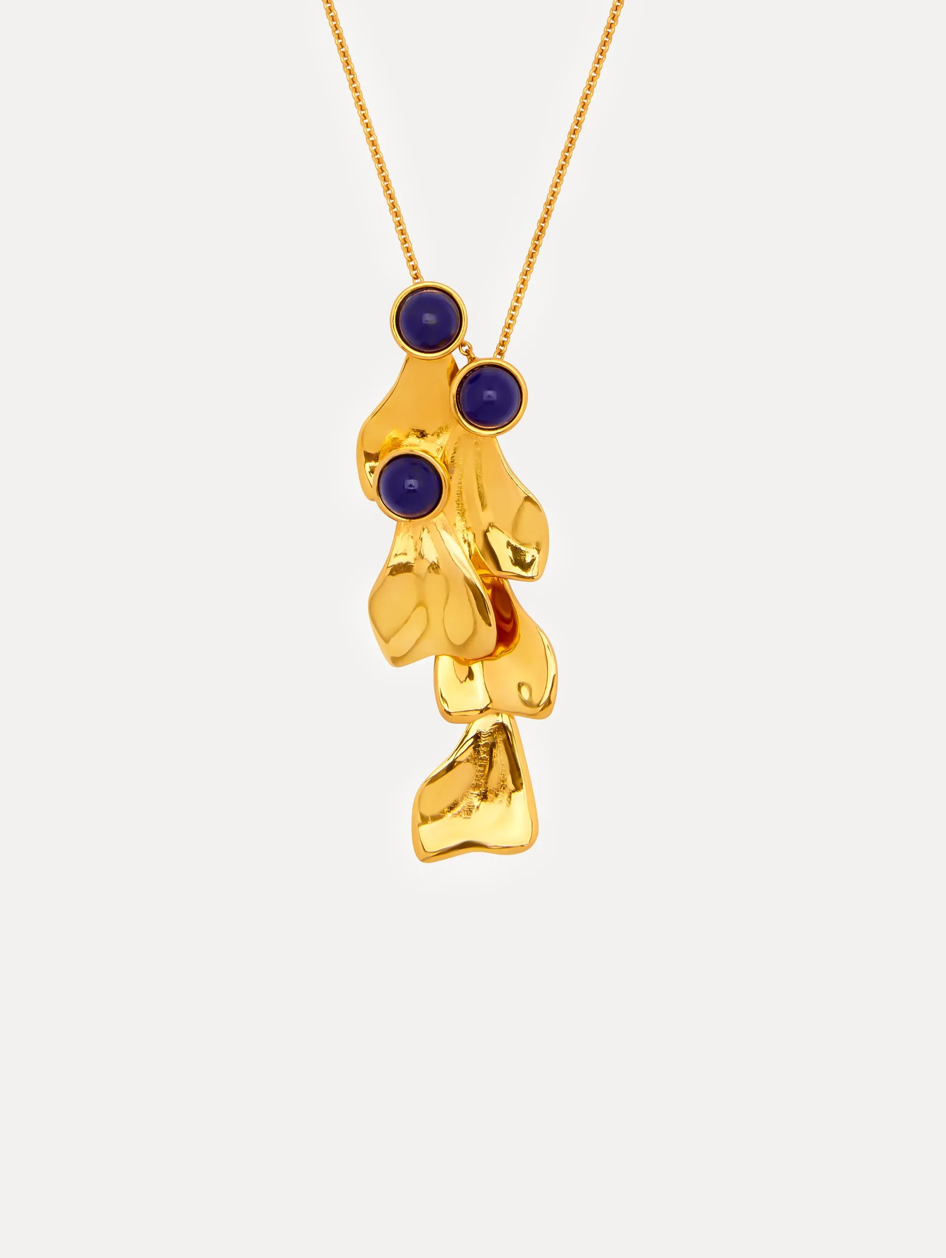 Cabochon Petal Pendant Necklace sold by Oscar de la Renta product image thumbnail 2
