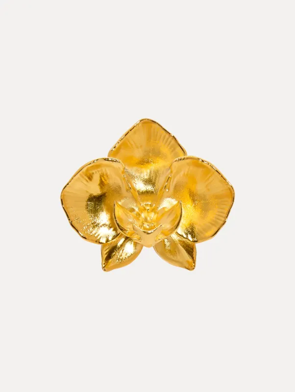 Large Orchid Brooch sold by Oscar de la Renta