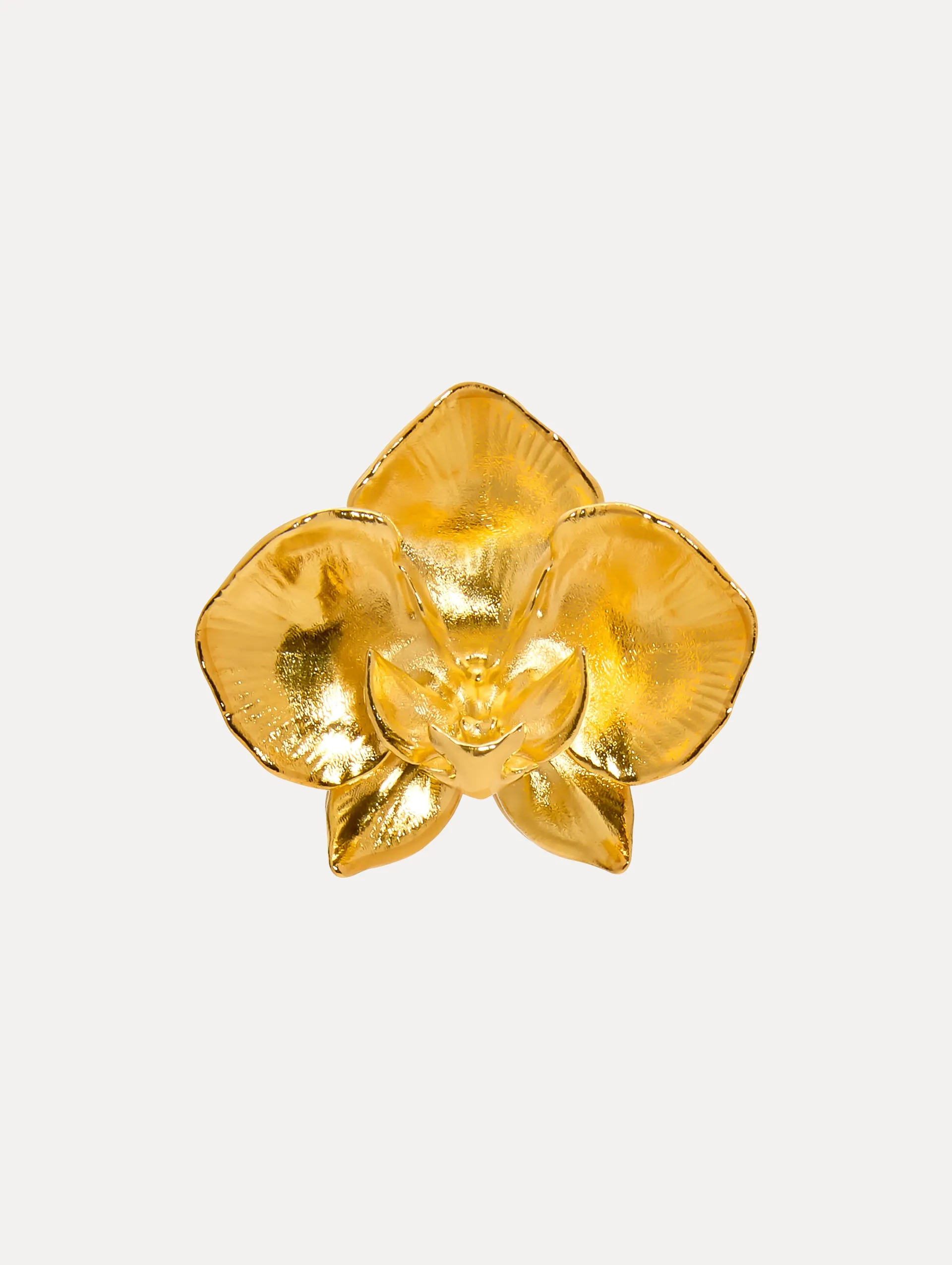 Large Orchid Brooch sold by Oscar de la Renta