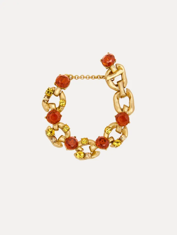 Scramble Chain-Link Bracelet sold by Oscar de la Renta