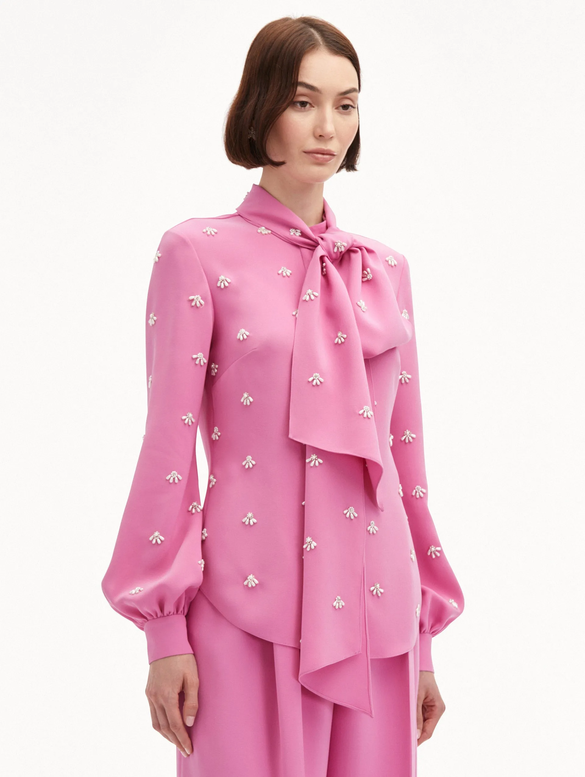 Pearl Cabochon Blouse sold by Oscar de la Renta product image thumbnail 5