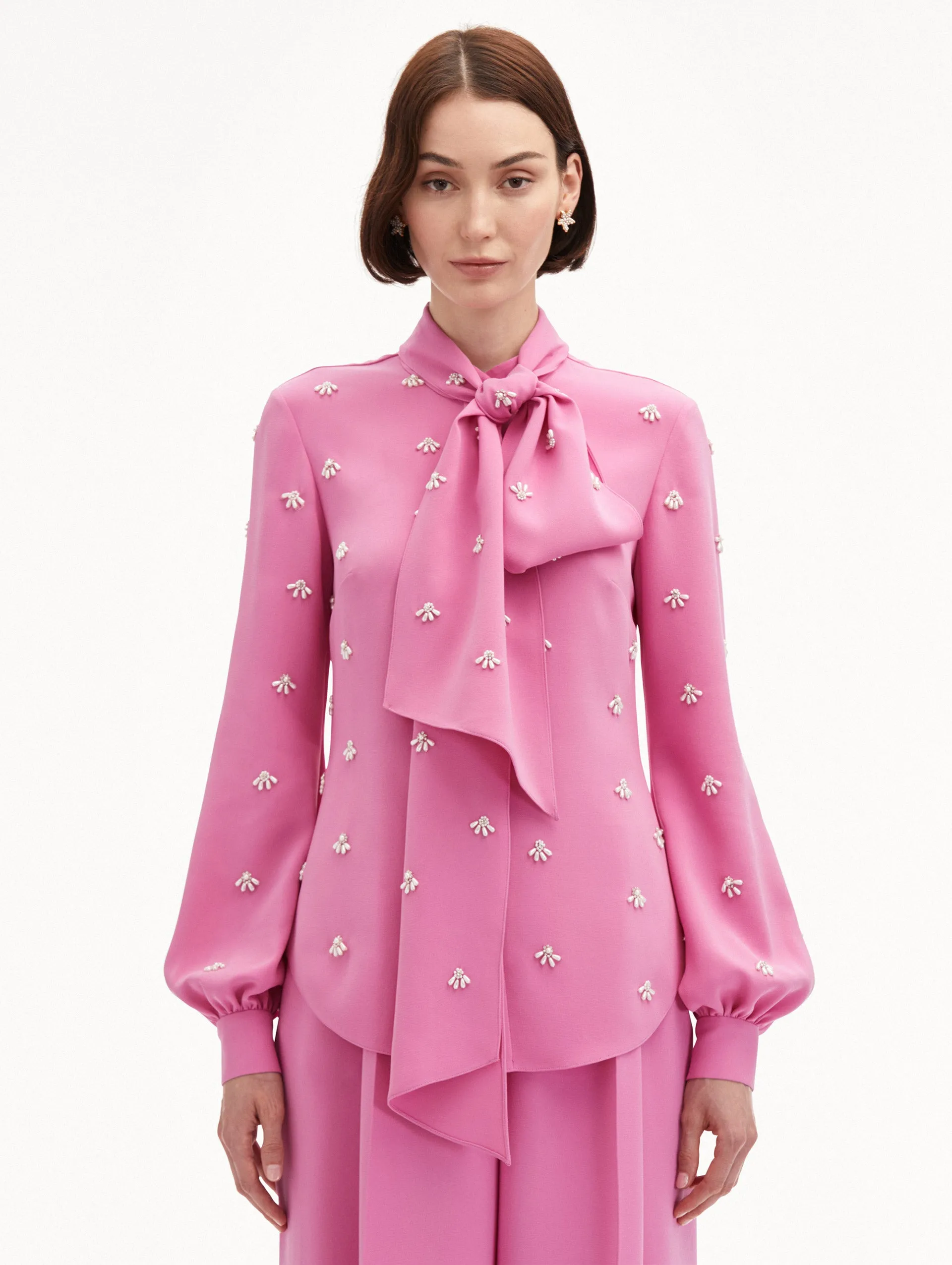 Pearl Cabochon Blouse sold by Oscar de la Renta product image thumbnail 2