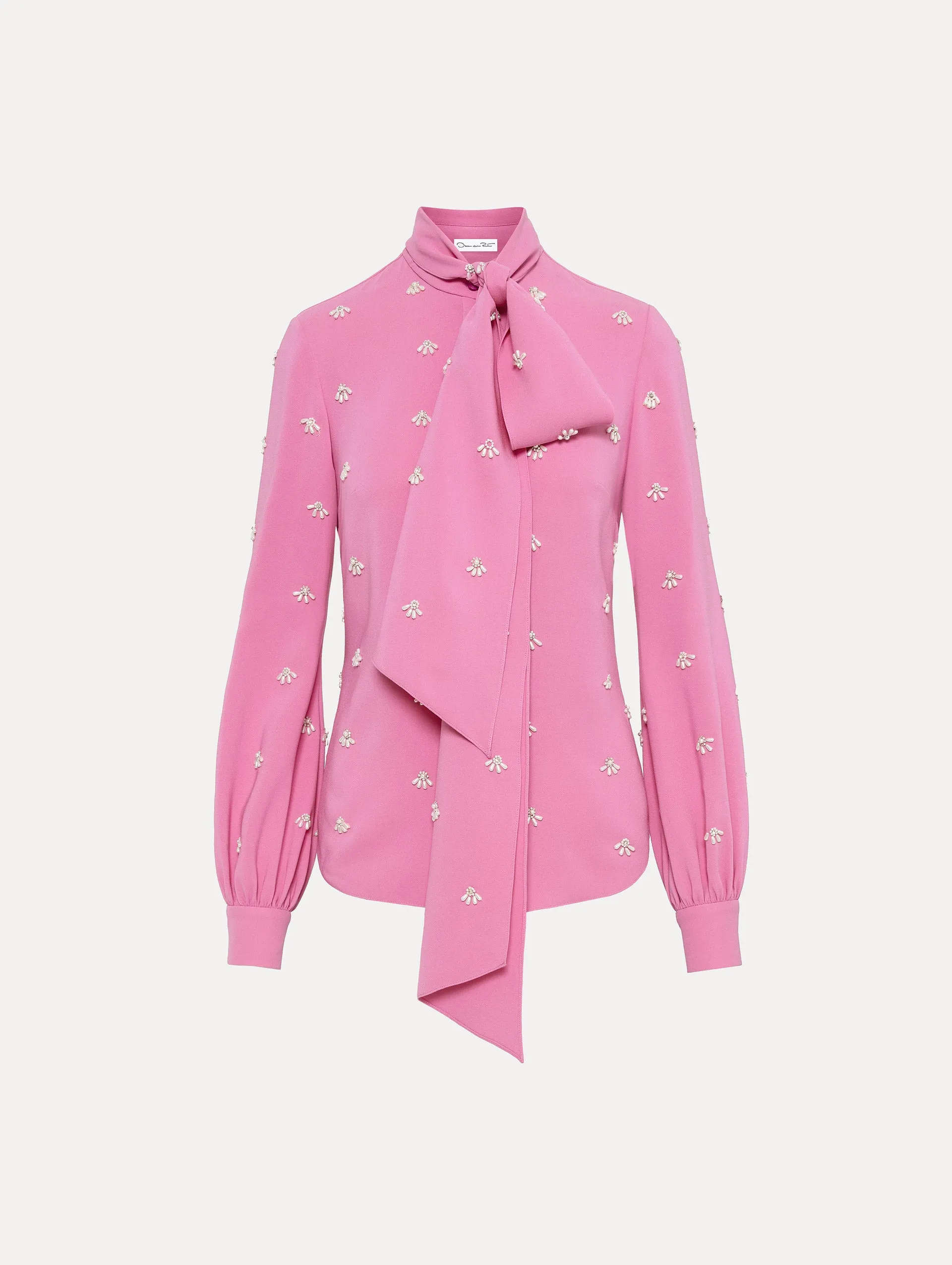 Pearl Cabochon Blouse sold by Oscar de la Renta