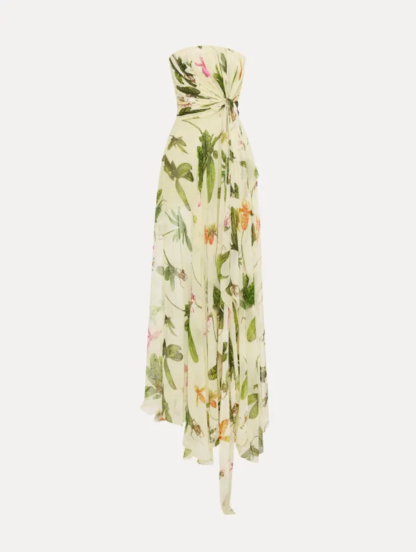 Orchid Silk Chiffon Gown sold by Oscar de la Renta